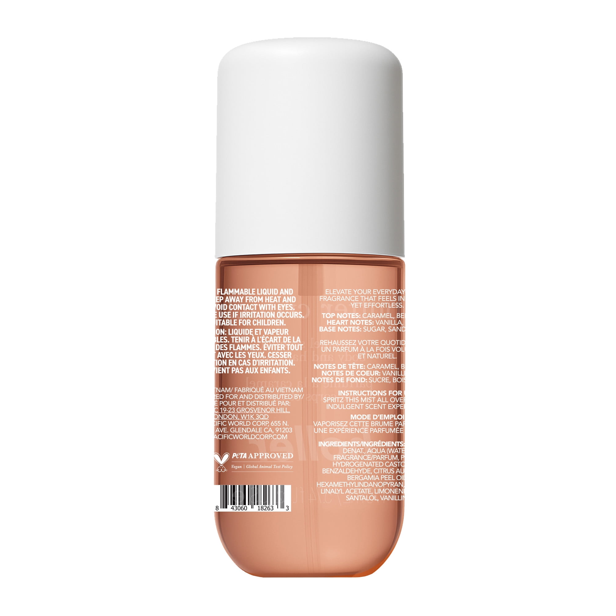 Holler Butter Crunch Caramel Scented Body and Hair Fragrance Mist, 5.74 fl oz