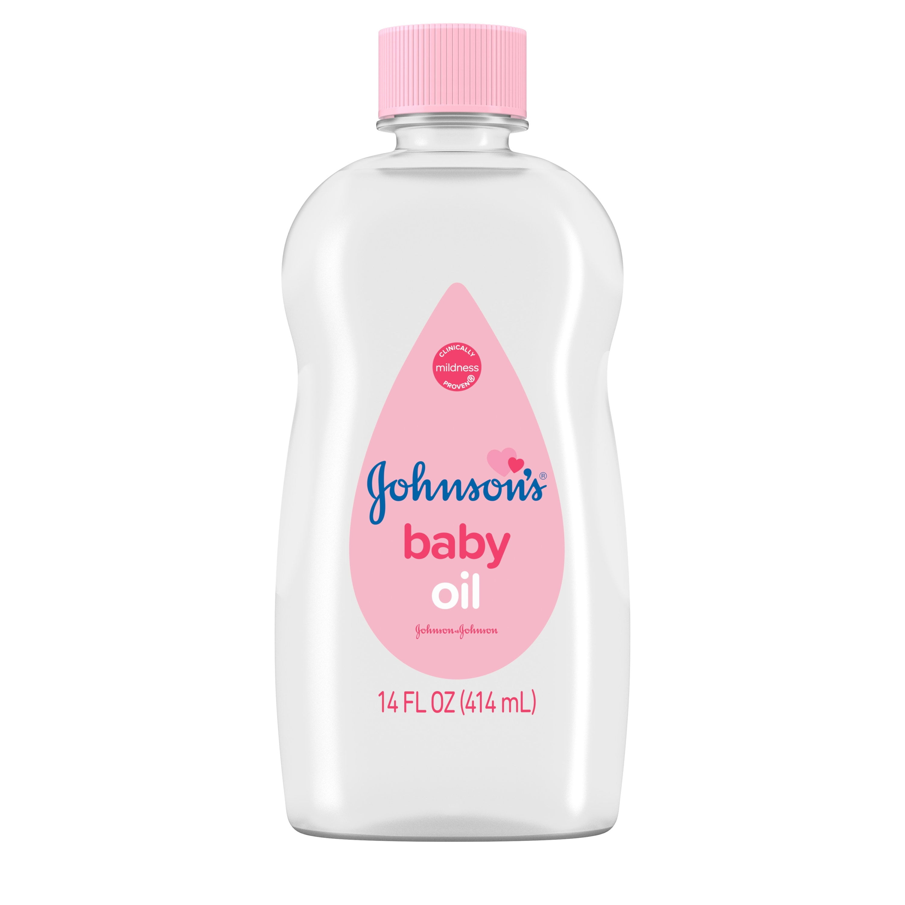 Johnson's Baby Oil, Mineral Oil, Baby Massage Oil, Original, 14 fl. oz