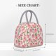 thumbnail image 2 of Easygdp Rose Flowers Bolsa de Almuerzo Insulada Grande, Forro de Aluminio, Diseño Espacioso, a Prueba de Fugas, Ideal para Trabajo, Picnics, Viajes y Actividades al Aire Libre, 2 of 6