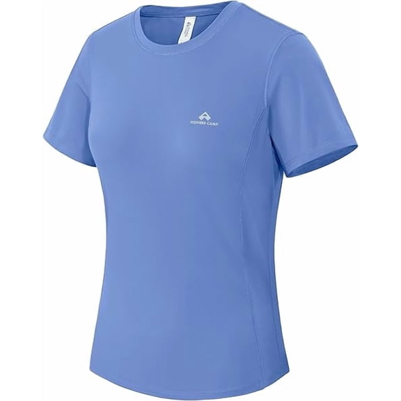 Pioneer Camp Women's Quick Dry Workout Shirt UPF 50 Shirt Sleeve Athletic Top Moirsture Wicking Tees Gym Yoga Running