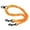 Orange, variant on Hearth & Gear Pet Supplies Reflective Double Ended Leash For Dogs One Drag And Two Leashes Retractable Reflective Dog Leash Small Dog Leashes 4 Ft Stunt Puppy Training Leashes for Medium Dogs Bike Tow