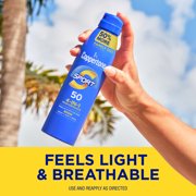 Coppertone Sport Sunscreen Spray, SPF 50 Spray Sunscreen, 8.3 oz