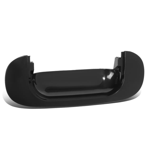 DNA Motoring THO-PF-00025 For 1994-2002 Dodge Ram 1500-3500 Pickup Rear Black Smooth Tailgate Handle Bezel