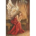 thumbnail image 2 of Belamar, Ella 11x14 Gold Ornate Wood Framed with Double Matting Museum Art Print Titled - Angel, 2 of 4