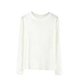 thumbnail image 2 of Jesvior Women'S Long Sleeve Pajama Top Loose Casual Sleepwear Tunic Blouse with Pockets for Home Lounge, 2 of 5