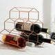 thumbnail image 4 of Botellero metálico para vino, con capacidad para 6 botellas. Ideal para bar o bar. Oro rosa, 4 of 6