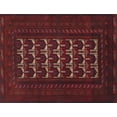 thumbnail image 1 of Ahgly Company Machine Washable Indoor Rectangle Traditional Cranberry Red Area Rugs, 2' x 4', 1 of 7