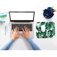 thumbnail image 4 of Small Green Tropical Leaves Mouse Pad Personalized Portable Travel Mousepad Non-Slip Rubber Base Perfect for Laptop & Wireless Mouse, 4 of 5