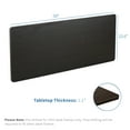 thumbnail image 3 of VIVO Espresso Wood 60 x 24 inch Universal Table Top for Sit to Stand Desk Frames, 3 of 6