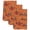 Burnt Orange, variant on Western Cowboys Kitchen Towels Set of 1, Dark Brown Retro Country Desert Horse Absorbent Dish Towels for Kitchen, Microfiber Hand Towel, Quick Drying Tea Towel for Cleaning Decorative Dishcloths