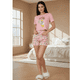 thumbnail image 2 of Pijama De 3 Piezas Mujer Pantalon Short Y Playera A Juego, 2 of 5