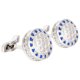 thumbnail image 4 of unbranded 1Par Cufflinks De Metal Plateado Con Para Camisas Y Trajes Elegantes, 4 of 8