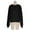 Black Sweaters for Winter, variant on XPMWRP Women's Big Dough Twists Solid Color Sweater Cable Knit Long Sleeve Crew Neck Oversized Sweater Chunky Pullover Loose Outfits Green S