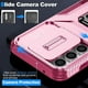 thumbnail image 5 of Funda para GANGXUN Samsung Galaxy S23 FE - Soporte metálico, Función magnética, Rosa, 5 of 5