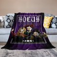 thumbnail image 5 of Hocus Pocus Blanket, Super Soft Throw Blanket for Couch Sofa Bed, 330 GSM Flannels Blanket for Bedroom Livingroom, Suitable for All Seasons, 5 of 8
