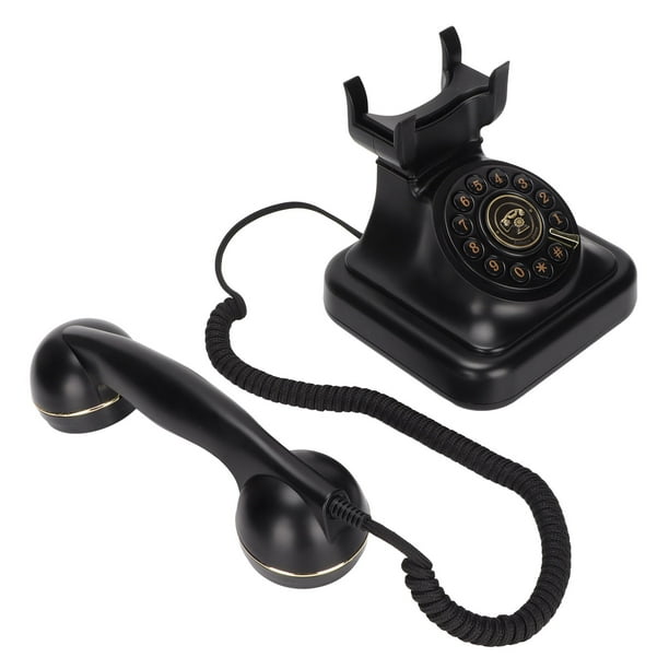 Téléphone Fixe Antique Filaire Rétro Vintage de Téléphone Fixe pour Le  Bureau à La Maison Décoratif