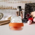thumbnail image 1 of Bonita caja de almacenamiento de huevos cosméticos, soportes de esponja de maquillaje portátiles, tamaño pequeño, apariencia elegante, decoraciones de Naranja Baoblaze Soporte de esponja de maquillaje, 1 of 8