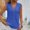 Blue womens tank tops, variant on Gifts Usmixi Womens Tank Tops Casual Solid Lace Trim Hollowed Going out Shirts Vest Summer Trendy Plain V-Neck Sleeveless Shirts Blouse Hot Pink l