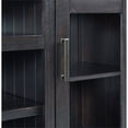 thumbnail image 4 of Martin Svensson Home Bolton 65" TV Stand w/ Electric Fireplace Black and Natural, 4 of 7
