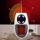 thumbnail image 4 of Handy Heater with Remote Socket Heater with 2 Adjustable Speed and Timer Portable Plug-in Electric Heater, White, 4 of 5
