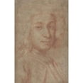 thumbnail image 3 of Giuseppe Ghislandi 13x18 Black Modern Framed Museum Art Print Titled - Portrait of a Man (1740s), 3 of 5