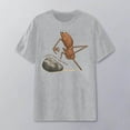 thumbnail image 2 of Chemises Moyennes pour Femmes Compression Manches Longues Chemise Décontractée T-Shirts Manches Longues Unisexes Imprimé Graphique Col Rond T-Shirt pour et Doux Quotidien, 2 of 3