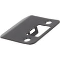 thumbnail image 3 of Round Corner Extended Lip Strike Plate, 2-1/4" x 1-1/2", (2" Overall Length), Matte Black by Stone Harbor Hardware, 3 of 4