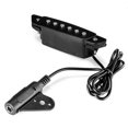 thumbnail image 2 of 3X Sh-85 Negro Fonocaptor de Pozo de Sonido de 6 Agujeros con Correa de Potencia Activa Jack de Extremo-Pin para Guitarra Acústica, 2 of 5