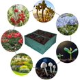 thumbnail image 2 of Bolsa para plantar Bolsa para plantar en jardín de 60 cm × 25 cm - con cuatro compartimentos y cuatro orificios de ventilación inferiores - bolsa para plantar patatas rectangular verde ER, 2 of 5