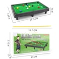 thumbnail image 1 of stanreset Mini Flocking Desktop Simulation Billiards Novelty Billiards Table Sets Children's Play Sports Balls Sports Toys, 1 of 6