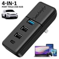 thumbnail image 2 of Hub USB Compatible avec Tesla Modèle 3 Y 2021/Modèle 3 Y 2022 avec 3 Ports USB et 1 Port USB-C, 2 of 10