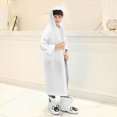 thumbnail image 2 of Hooded Transparent Raincoat Girl Boys Rain Coat Hooded Outdoors Clear Waterproof Kids Toddler Children's Rainwear Protective Covers,Clear,ONESIZE, 2 of 5