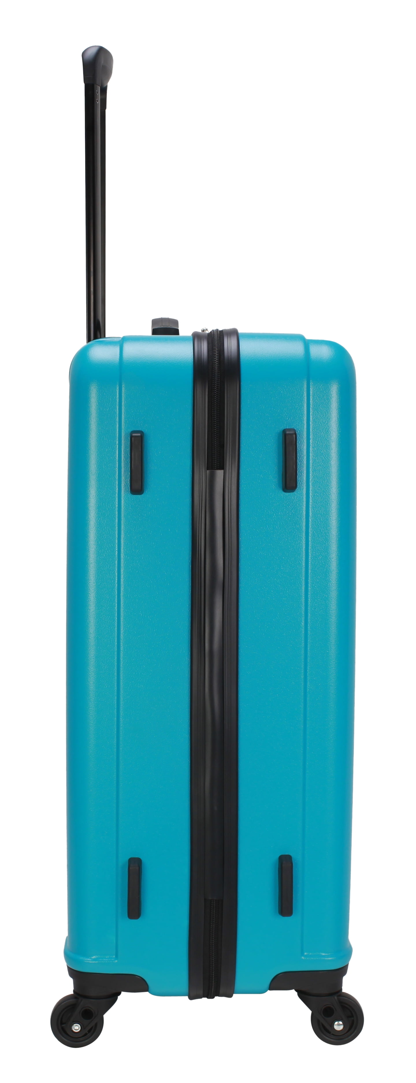 Moda ABS Hard Side 3 Piece Luggage Set, Includes 28-inch and 24-inch Checked and 20-inch Carry-on Luggage, Teal