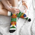 thumbnail image 7 of Men's Coat Of Arms Of ?haitians Novelty Athletic Socks Women's Digital Printing Funky Patterned Crew Socks, 7 of 7