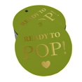thumbnail image 1 of Inkdotpot Pack Of 100 Ready To Pop Baby Shower Favor Paper Tags Craft Real Gold Foil Hang Tags, 1 of 6