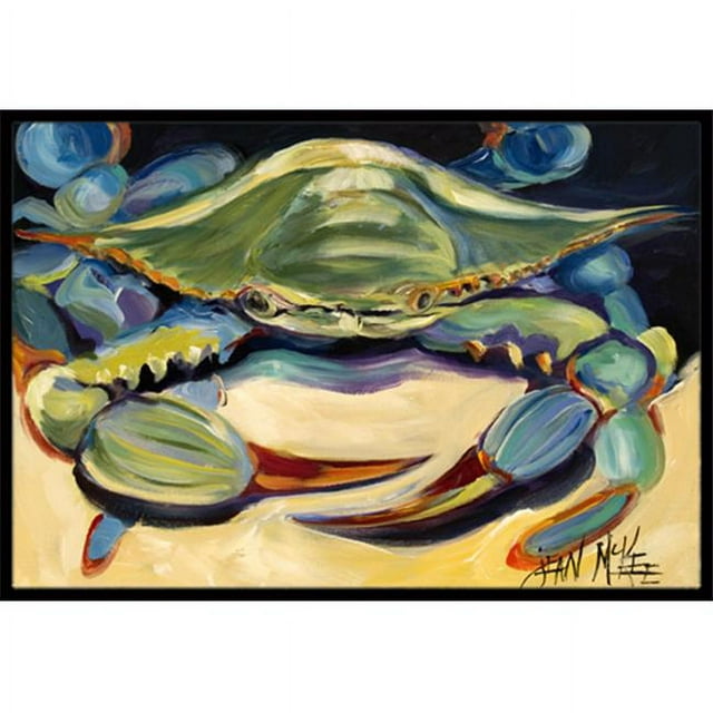 Carolines Treasures JMK1093JMAT Blue Crab Tapis Intérieur & Extérieur - 24 x 36 Po.