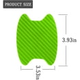thumbnail image 2 of Blilo 4PCS Universal Carbon Fiber Door Handle Protector Stickers, Green, Carbon Fiber Texture, Anti-Scratch, Easy to Install, 2 of 7