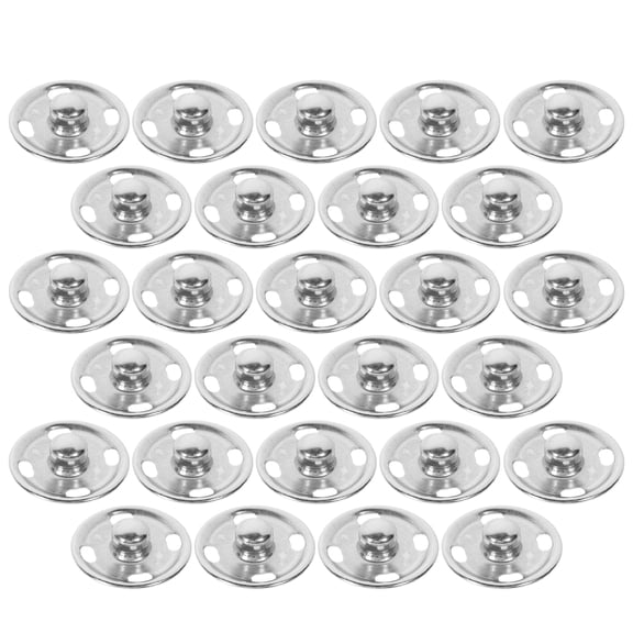 Snaps Fasteners Metal Sew On Jeans Button Replacement Buttons Extender Hidden Buckle Manual 50 Sets