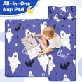 thumbnail image 4 of Halloween Ghosts Bats Stars and Boo Toddler Nap Mats for Kids Preschool,50"x20" Sleeping Mat Bag or Kids,Toddler Sleeping Bag,Toddler Nap Mat or Daycare, 4 of 6
