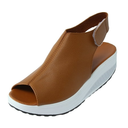 

KmaiSchai Y2K Slippers Fashion Summer Women Sandals Wedge Heel Thick Sole Fish Mouth Lightweight Comfortable Casual Women S Slip On Sandals Size 11 Colorful Sandals For Women Leather Sandals Women H