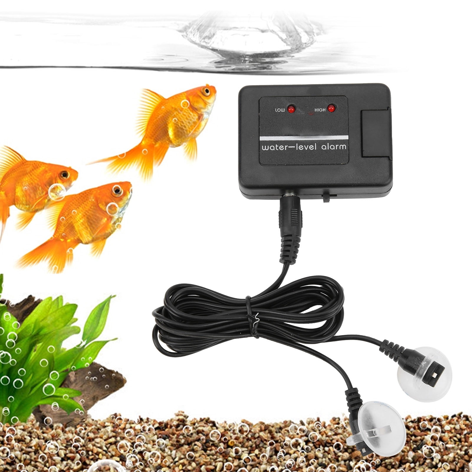 Sunix Fish Tank Water Level Alarm, Waterproof Aquarium Alarm Water Level Monitor