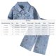 thumbnail image 2 of TaTaai Kids Embroidered Letter Hoodie Two Piece Set, Long Sleeve Tracksuit Outfit, Soft Casual Loungewear Gift, 2 of 6