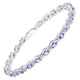 thumbnail image 1 of 6.00 Carat Genuine Tanzanite .925 Sterling Silver Bracelet QJ Model, 1 of 4