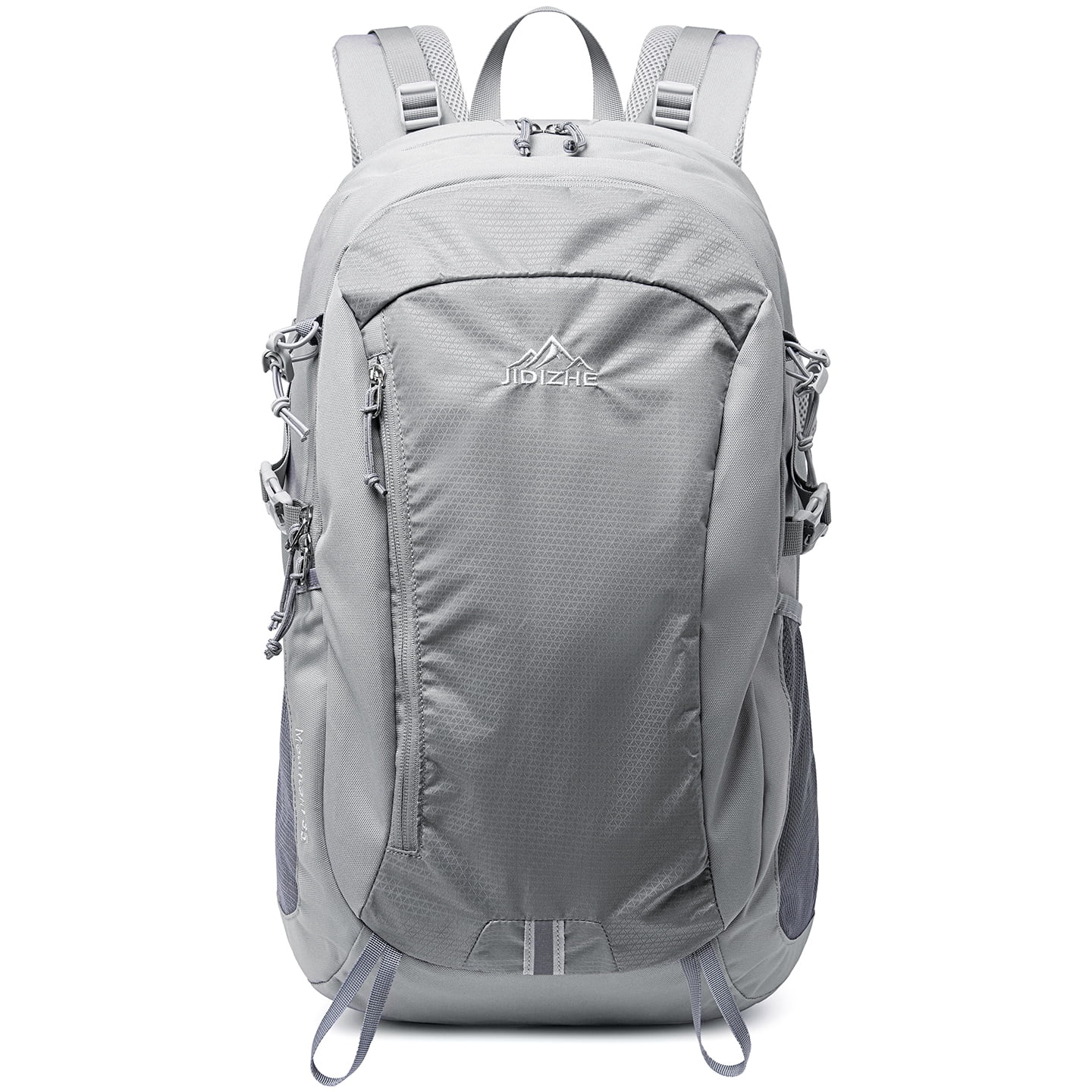 JIDIZHE 35L Polar Explorer Hiking Backpack, Lightweight Water-Resistant Outdoor Travel Backpack for Men & Women, Gray