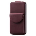 thumbnail image 3 of SaniMore for Samsung Galaxy S23 FE Wallet Case, Magnetic Card Pocket Flip Kickstand Removeable Crossbody Lanyard Shockproof Anti-fall PU Leather Anti-scratch for Girls Women Business Shell, Winered, 3 of 14