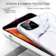 thumbnail image 4 of Funda ESR serie Marmol para iPhone 11 PRO Blanca, 4 of 7