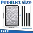 thumbnail image 2 of Couverture d'Ombre pour Puits de Lumière RV 16.5 Pouces x 25 Pouces et Stores Occultants et de Protection Pliables Premium pour Fenêtres RVs Camping-Cars Remorques, 2 of 7