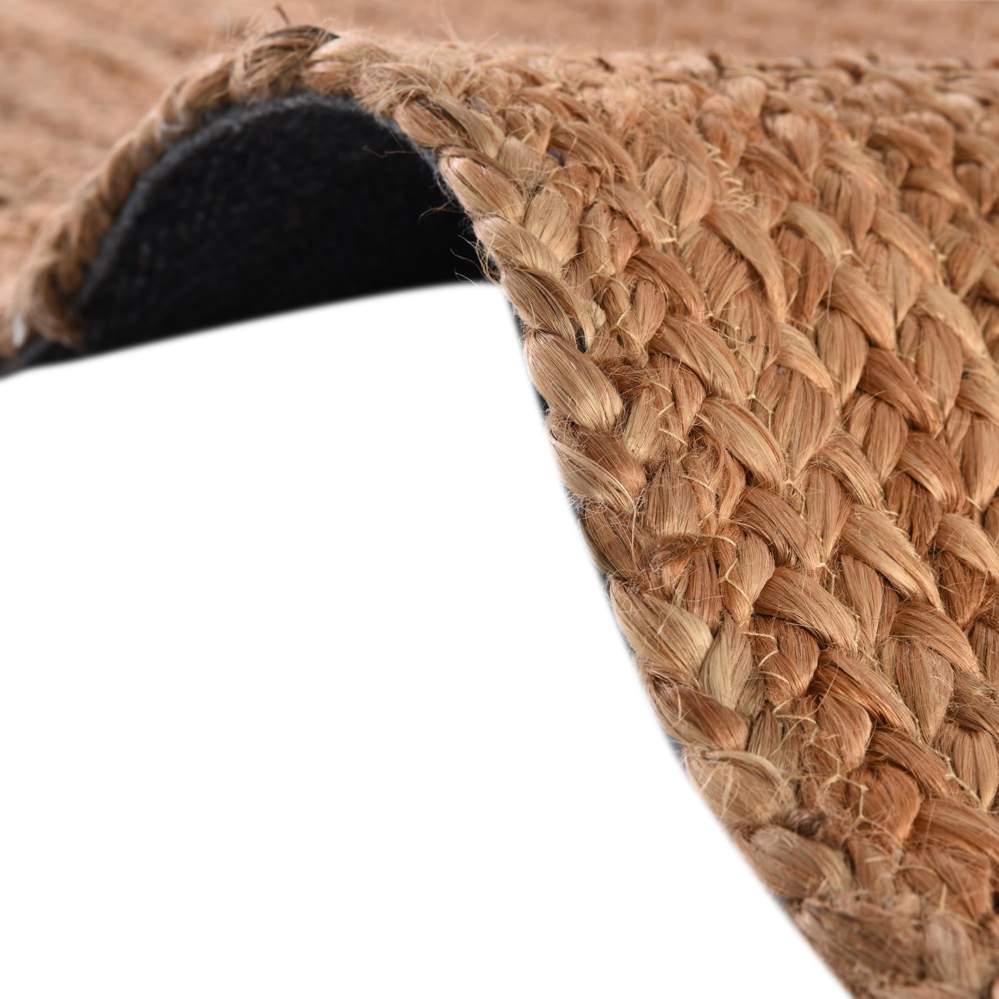 Unique Loom Braided Jute Luxe Collection Area Rug (7' 10" x 10' Rectangle Natural)