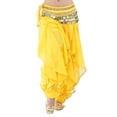 thumbnail image 5 of BellyLady Belly Dance Harem Pants Tribal Baggy Arabic Halloween Pants-Yellow, 5 of 5