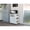 White, variant on Cterwk Microwave Cabinet, Single Door, 3 Side Shelves, Black